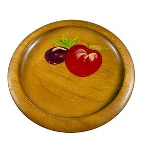 Vintage Munising Wooden Plate